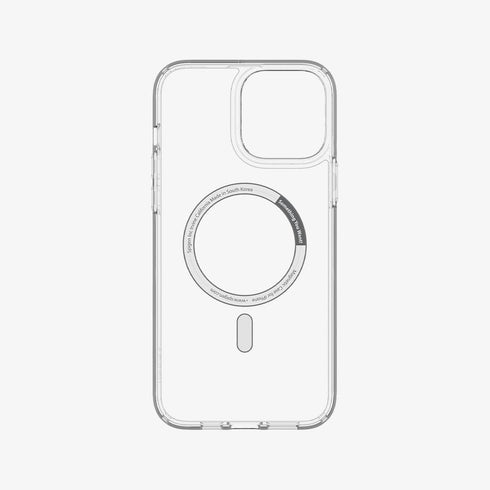 ACS03210 - iPhone 13 Pro Max Case Ultra Hybrid Mag Safe Compatible in white showing the back
